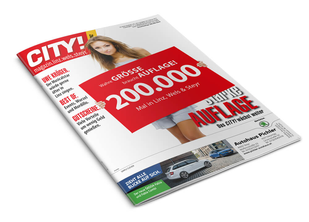 magazin_liegend-1 200.000 Mal in Linz, Wels & Steyr